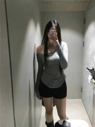 Deep see-through tee