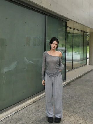 Deep see-through tee