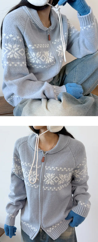 Zip Knit Cardigan