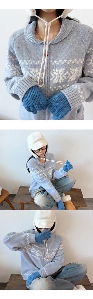 Zip Knit Cardigan
