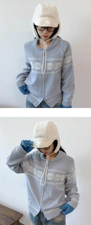 Zip Knit Cardigan