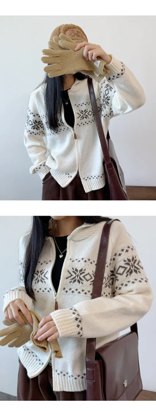 Zip Knit Cardigan