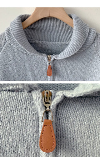 Zip Knit Cardigan