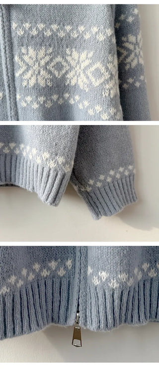 Zip Knit Cardigan