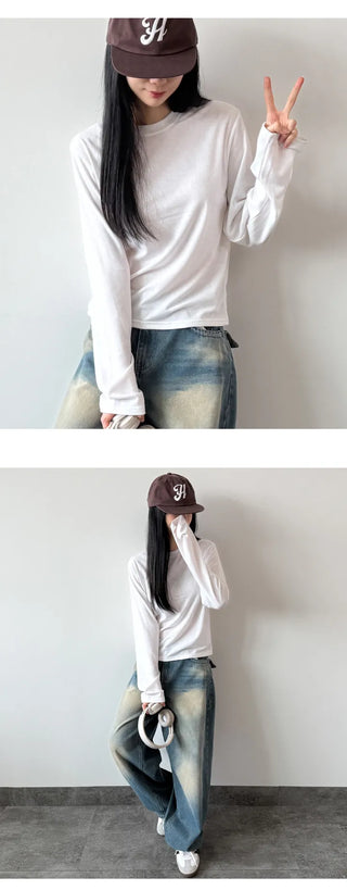 Fleece Long Sleeve Tee