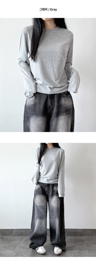 Fleece Long Sleeve Tee