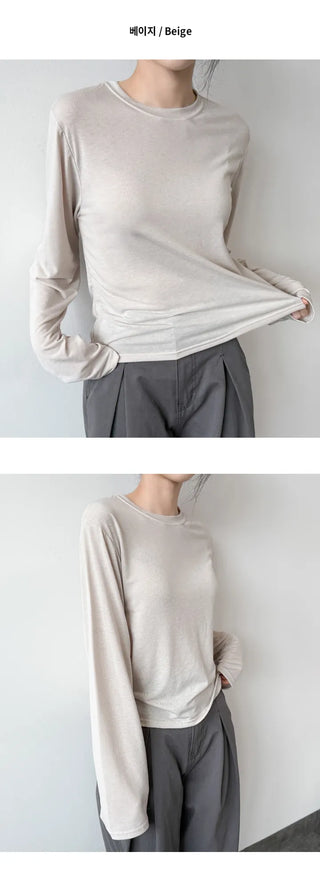 Fleece Long Sleeve Tee