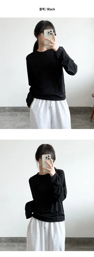 Fleece Long Sleeve Tee