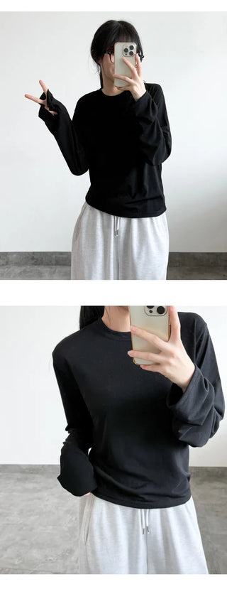 Fleece Long Sleeve Tee
