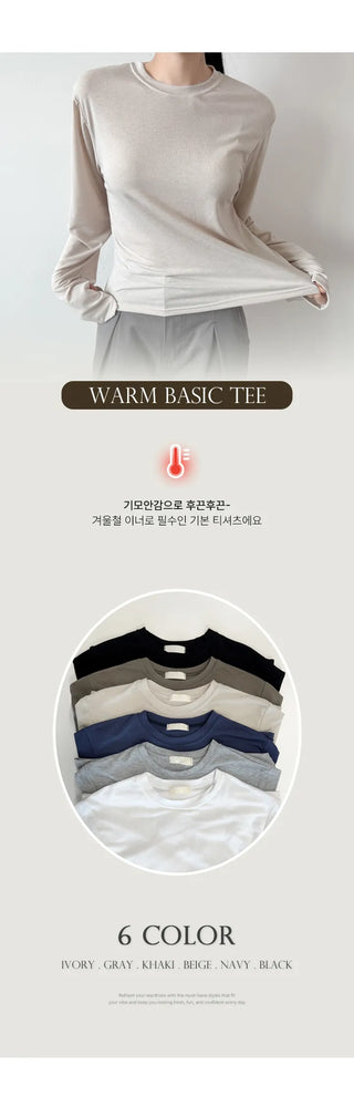 Fleece Long Sleeve Tee