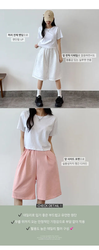 Wide Bermuda Shorts