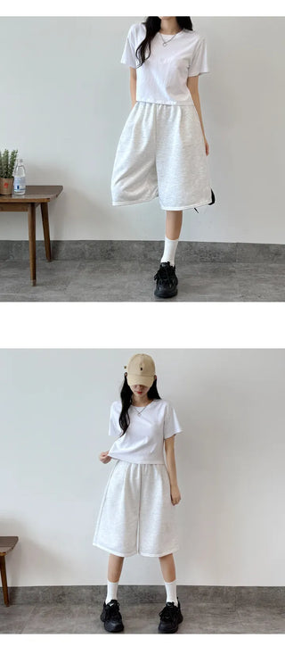 Wide Bermuda Shorts