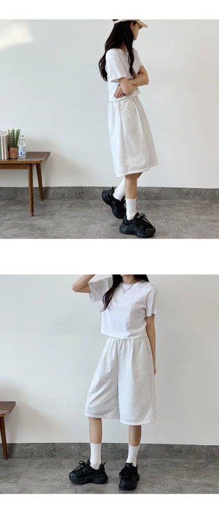 Wide Bermuda Shorts