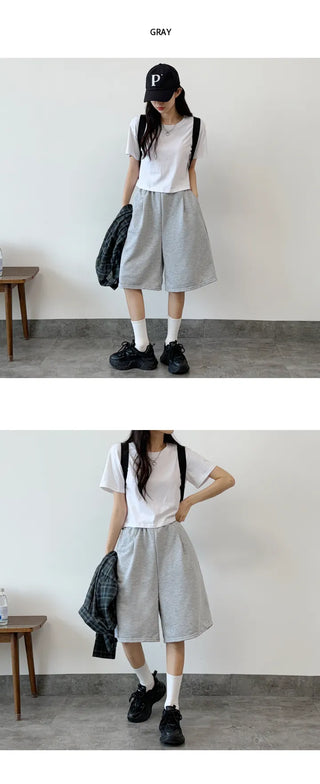 Wide Bermuda Shorts