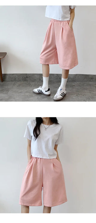 Wide Bermuda Shorts