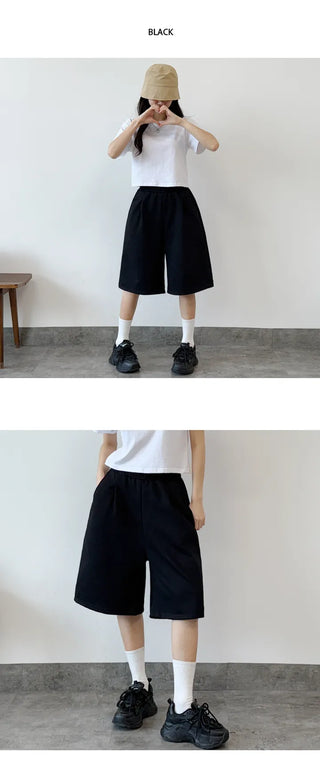 Wide Bermuda Shorts