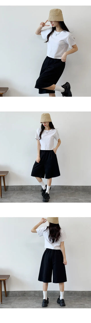 Wide Bermuda Shorts