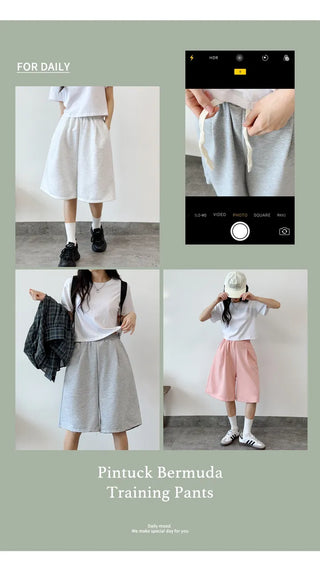 Wide Bermuda Shorts