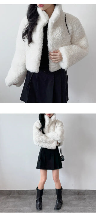 Fur Crop Jacket