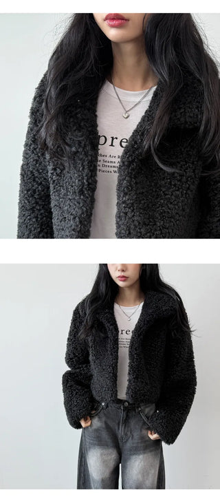 Fur Crop Jacket