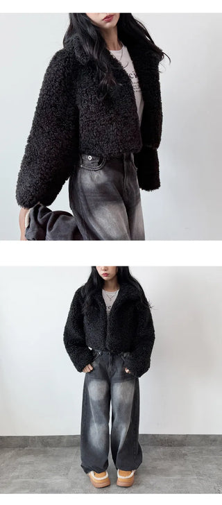 Fur Crop Jacket