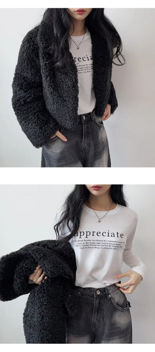 Fur Crop Jacket