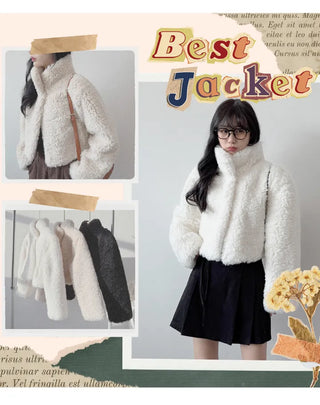 Fur Crop Jacket
