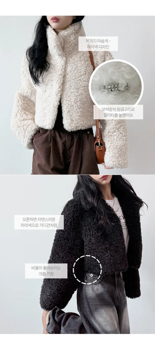 Fur Crop Jacket