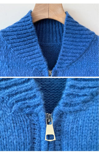 Knit Zip Cardigan