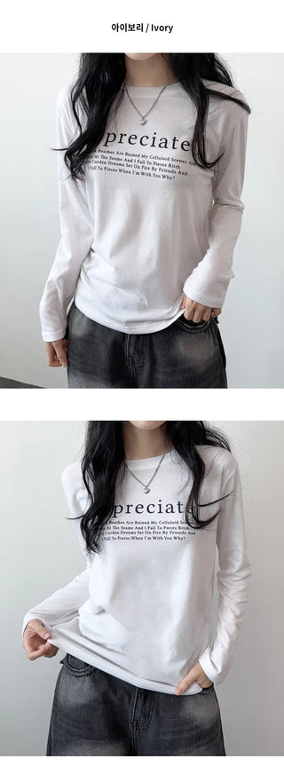Lettering Tee