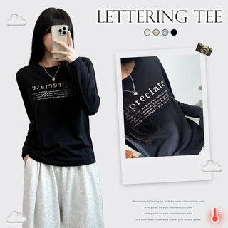 Lettering Tee