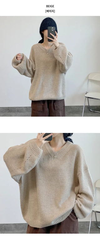 V Neck Knit