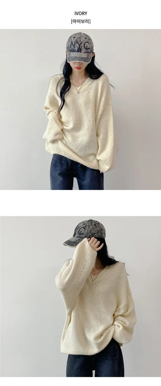 V Neck Knit