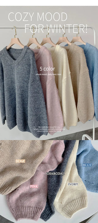 V Neck Knit