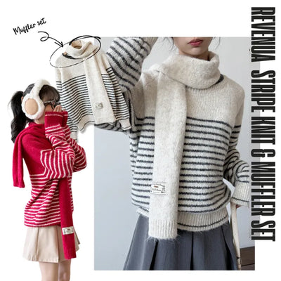 Striped Knit Top
