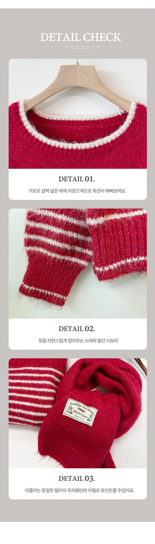 Striped Knit Top