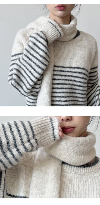 Striped Knit Top
