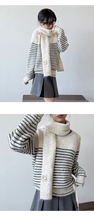 Striped Knit Top