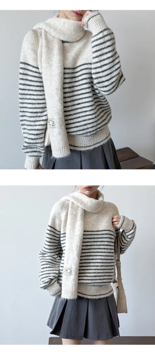 Striped Knit Top