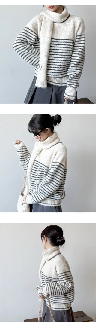 Striped Knit Top