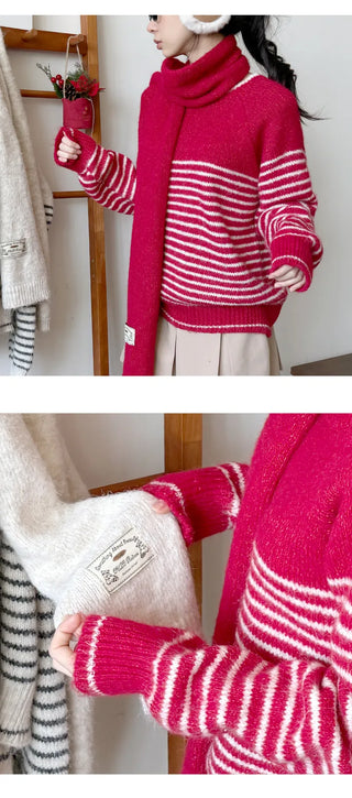 Striped Knit Top