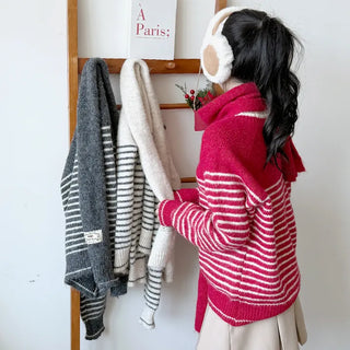 Striped Knit Top