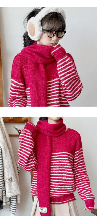Striped Knit Top