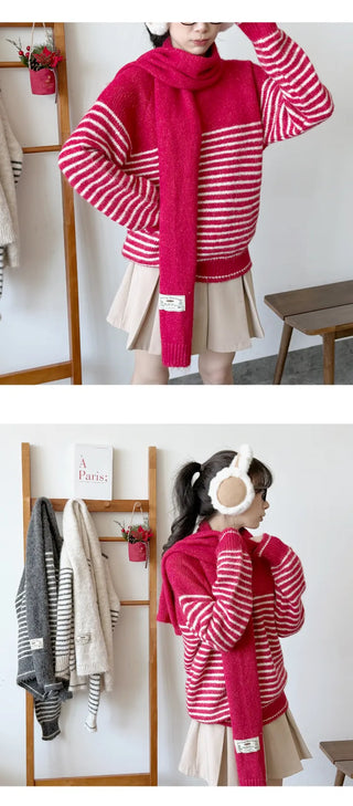 Striped Knit Top
