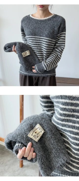 Striped Knit Top