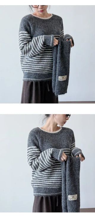 Striped Knit Top
