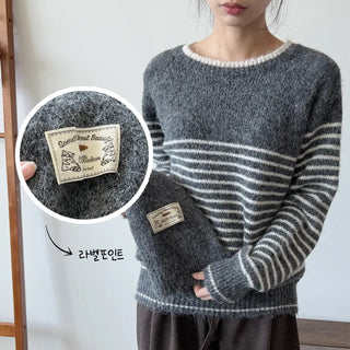 Striped Knit Top