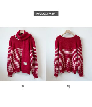 Striped Knit Top