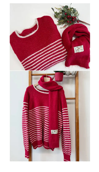 Striped Knit Top