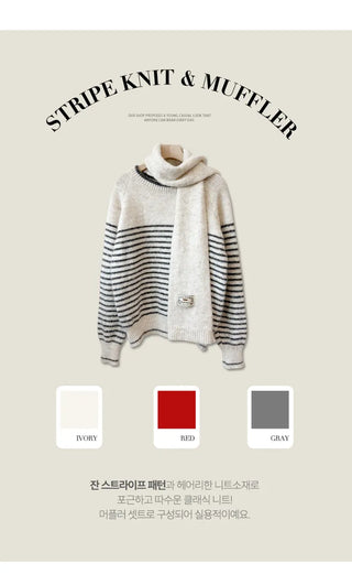 Striped Knit Top